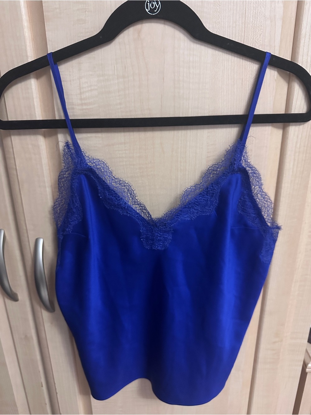 Victoria's Secret Satin Lace Cami - Royal Blue